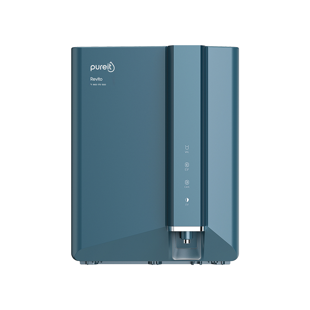 Pureit Revito 7 L RO+MF+UV Water Purifier with DURAViva™ Technology (Teal)