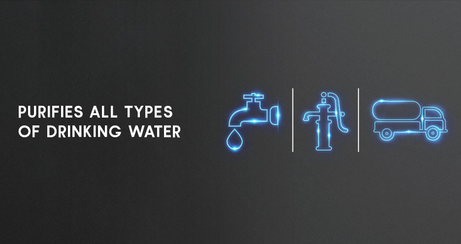 Purifies All Types of Drinking Water 