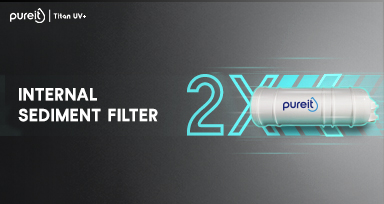 Integrated sediment filter