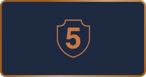 5 Year Warranty