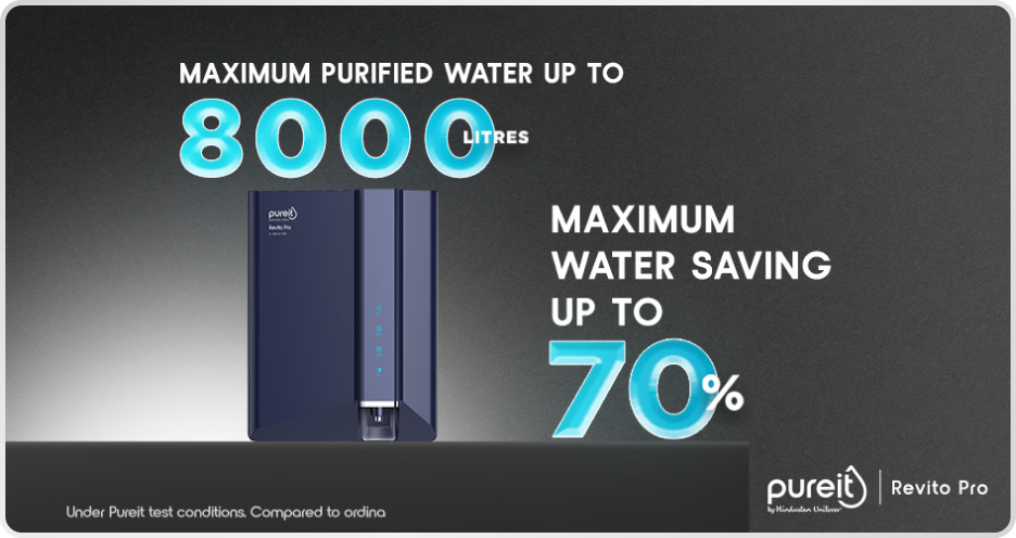 Maximum Purified Water & Water Saving 
