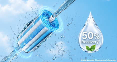 High Speed Purification and 50% Water Recovery